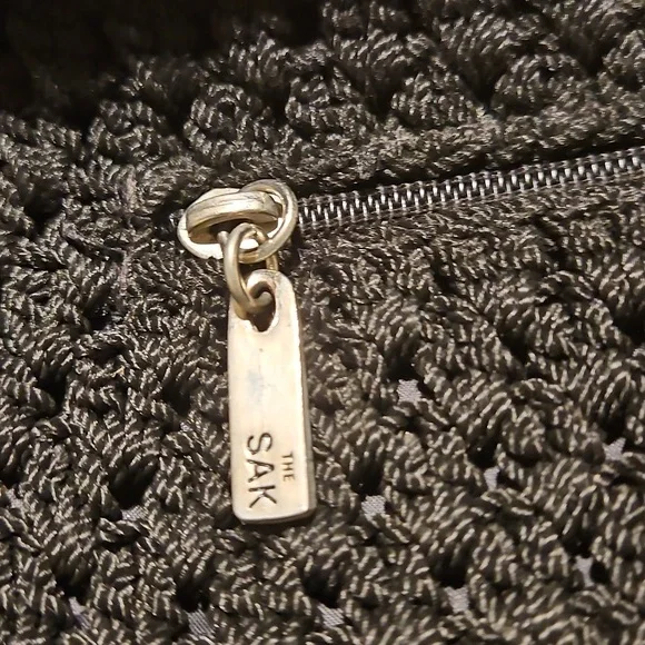The Sak Dark Black Crochet Tote - Picture 2 of 10
